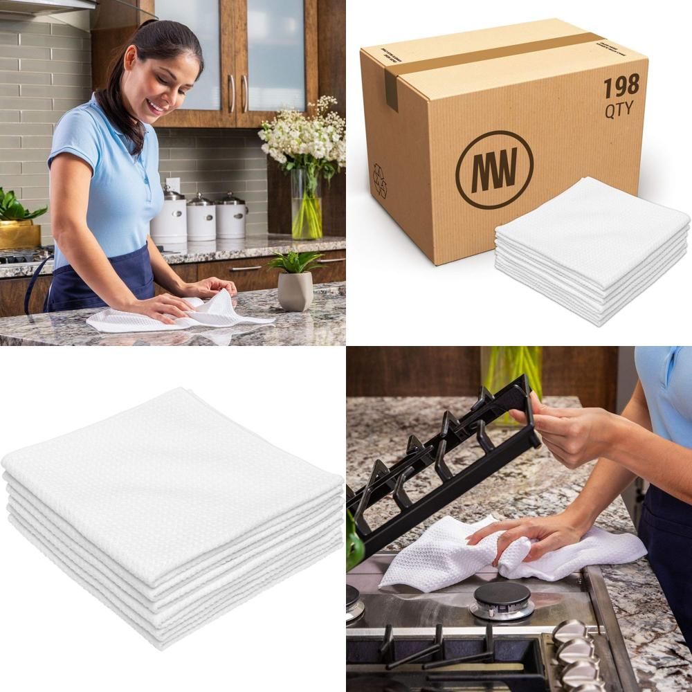 Commercial Kitchen Ideas - Bulk Microfiber Wale Weave Kitchen Towels
