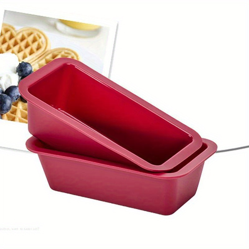 Commercial Kitchen Accessories - Silicone Baking Molds NonStick Rectangle Cake