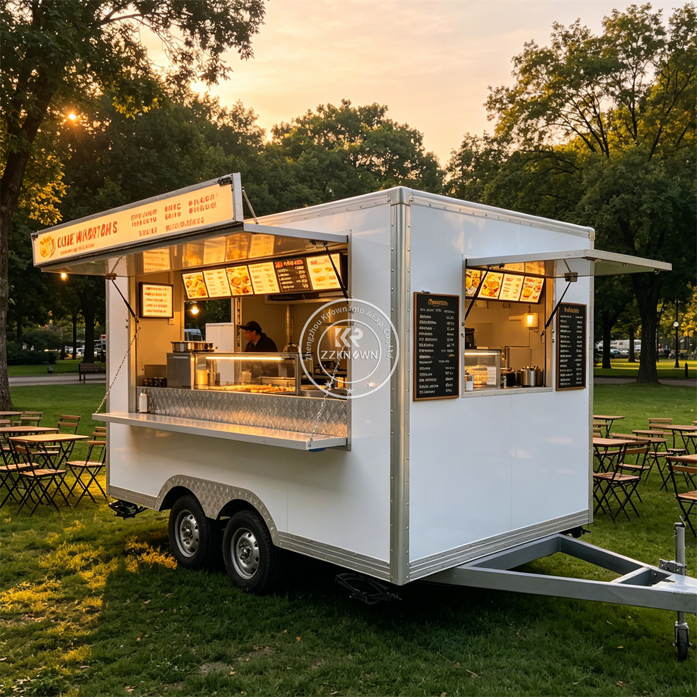 Commercial Kitchen Trailer - Factory Direct Pizza Trailer Mobile Coffee
