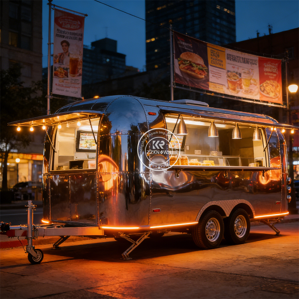 Commercial Pizza Coffee Truck  - Commercial Kitchen Trailer 评论和价格