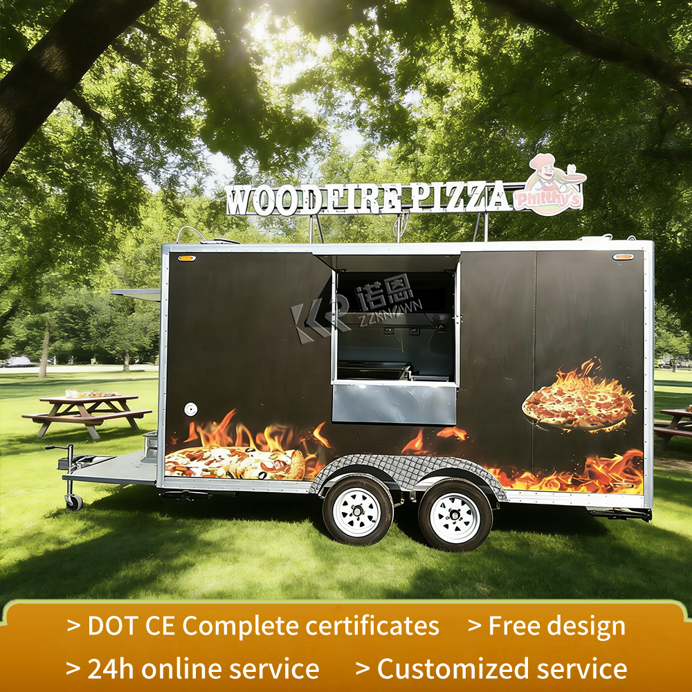 Customizable Food Vending Cart - Commercial Kitchen Trailer 评论和价格