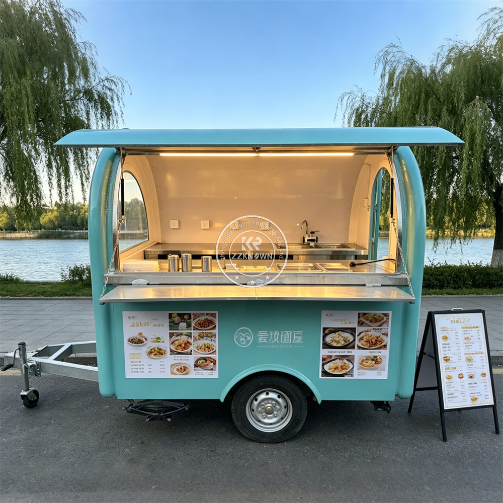 Commercial Concession Food Car - Commercial Kitchen Trailer 评论和价格