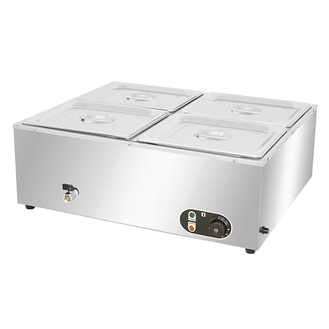 #4-pots Bain Marie commercial  - Bain Marie Food Warmer 评论和价格