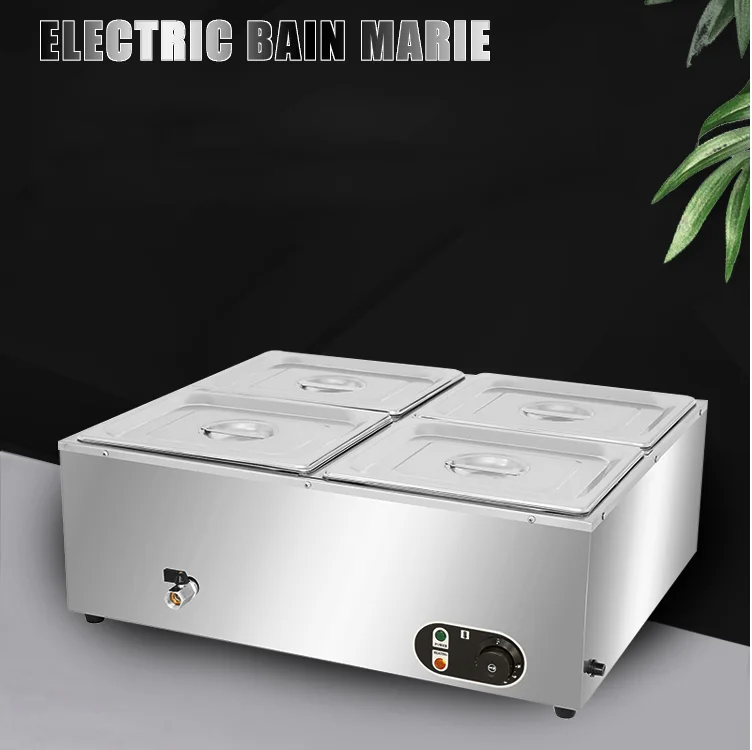 #4-pots Bain Marie commercial  - Bain Marie Food Warmer 评论和价格