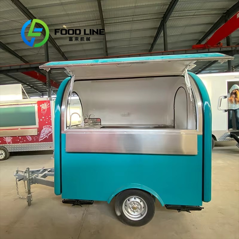 Customized Round Popular Small - Commercial Kitchen Trailer 评论和价格