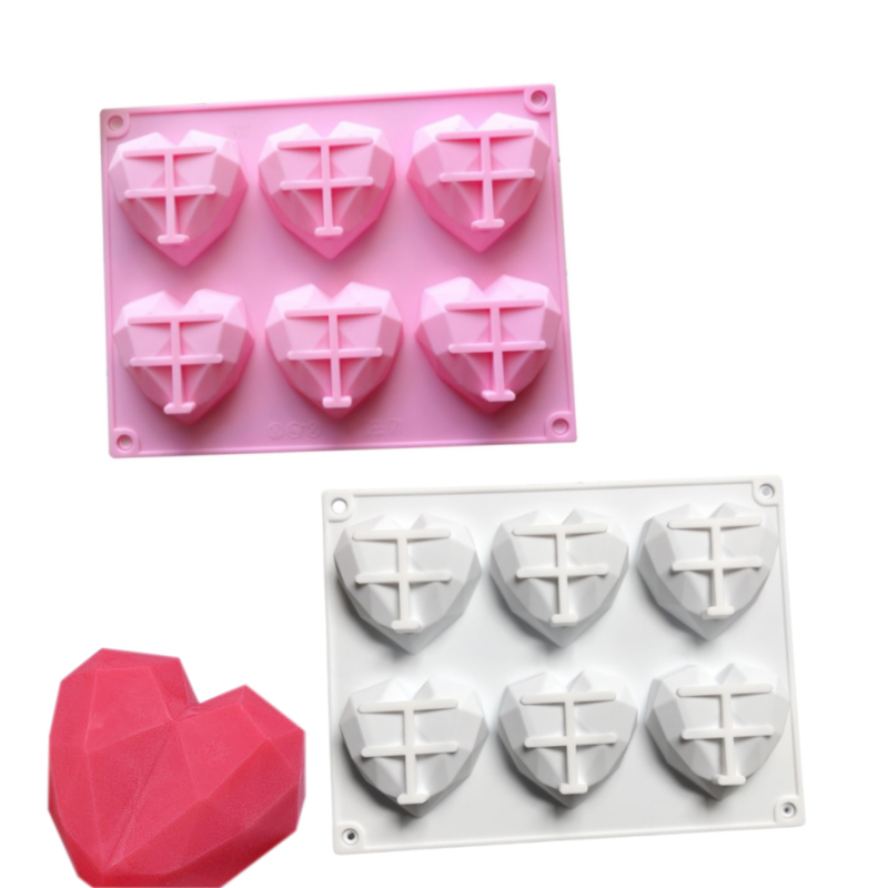 3D 6 Cavity Diamond Love Silic - Commercial Kitchen Accessories 评论和价格