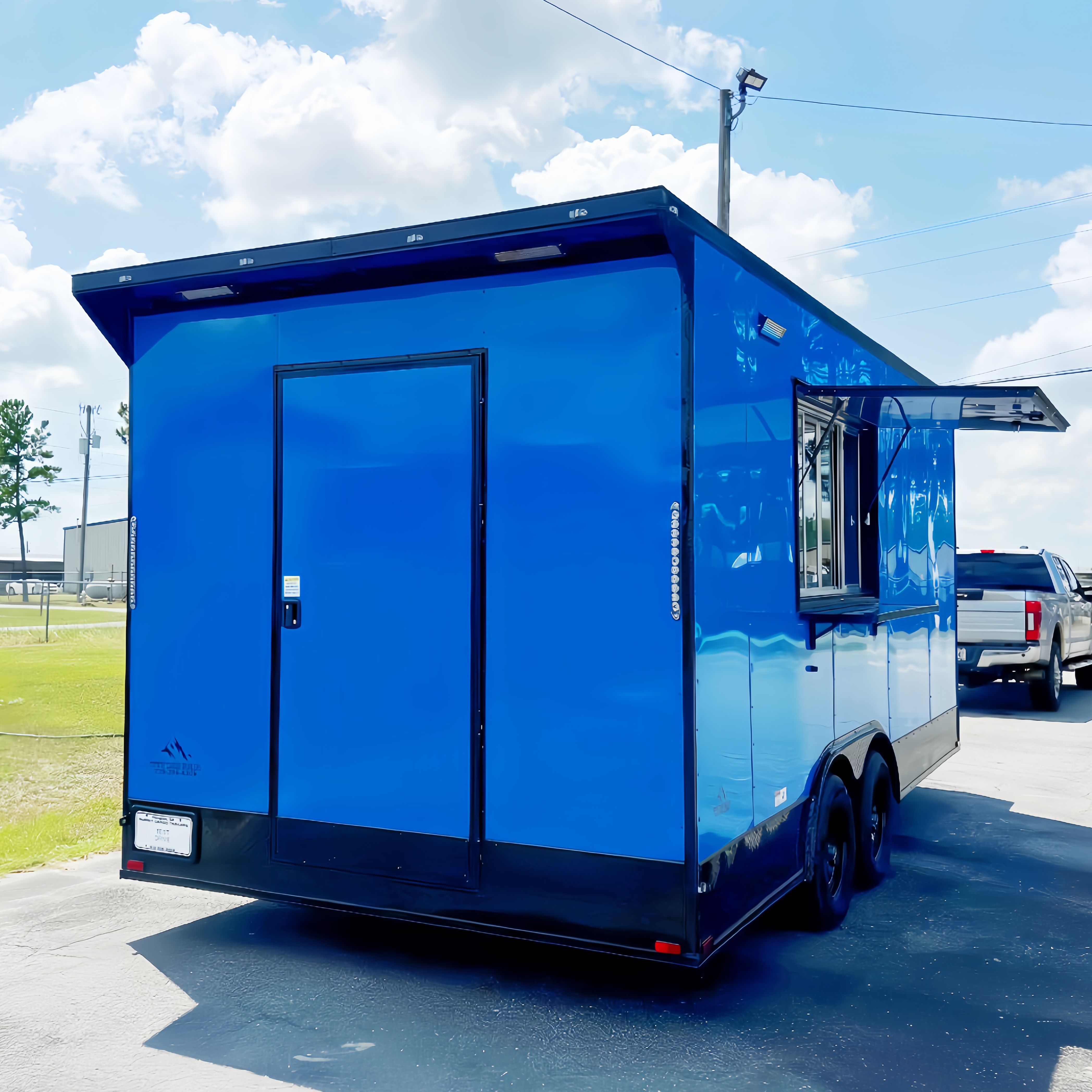Outdoor Food Truck Trailer wit - Commercial Kitchen Trailer 评论和价格