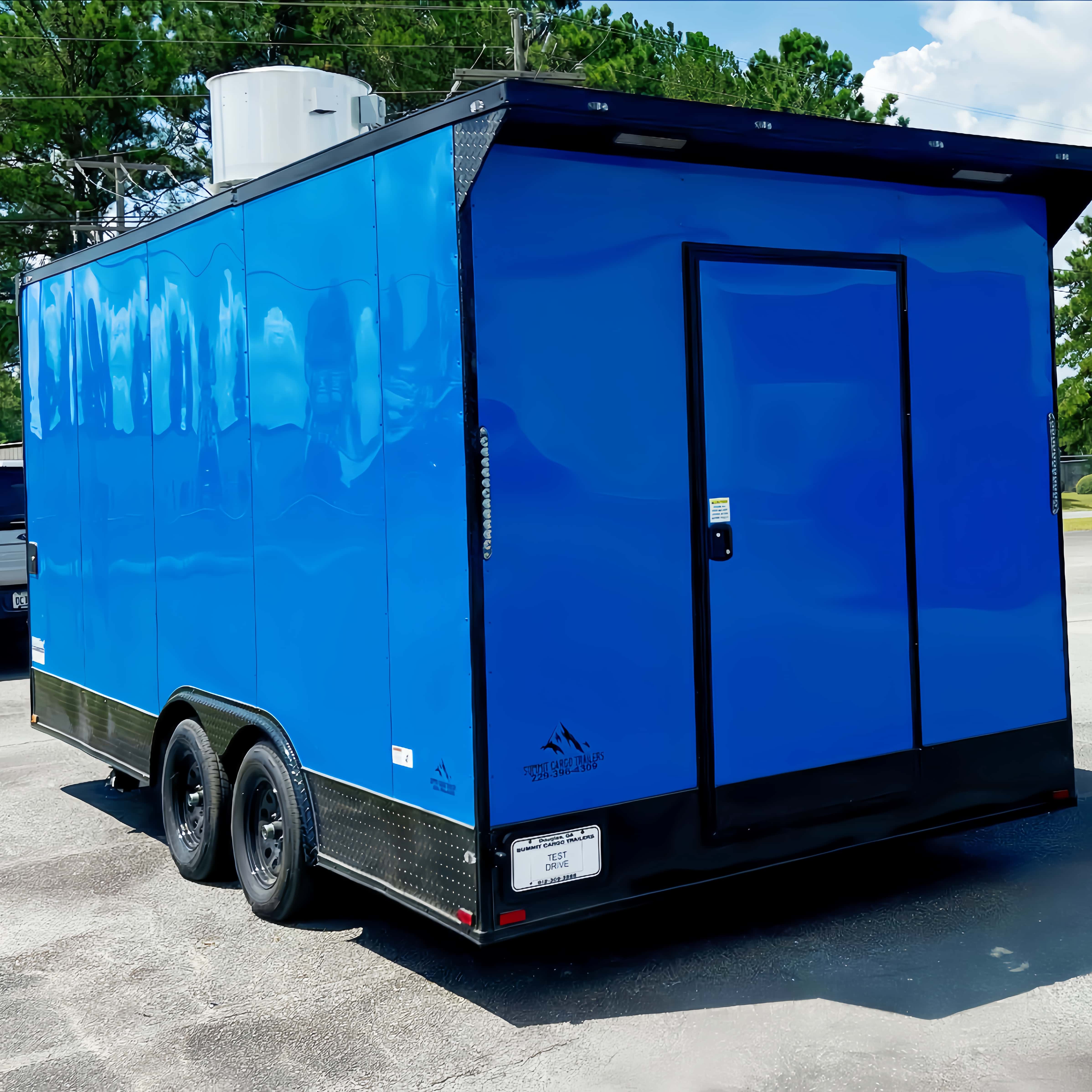 Outdoor Food Truck Trailer wit - Commercial Kitchen Trailer 评论和价格