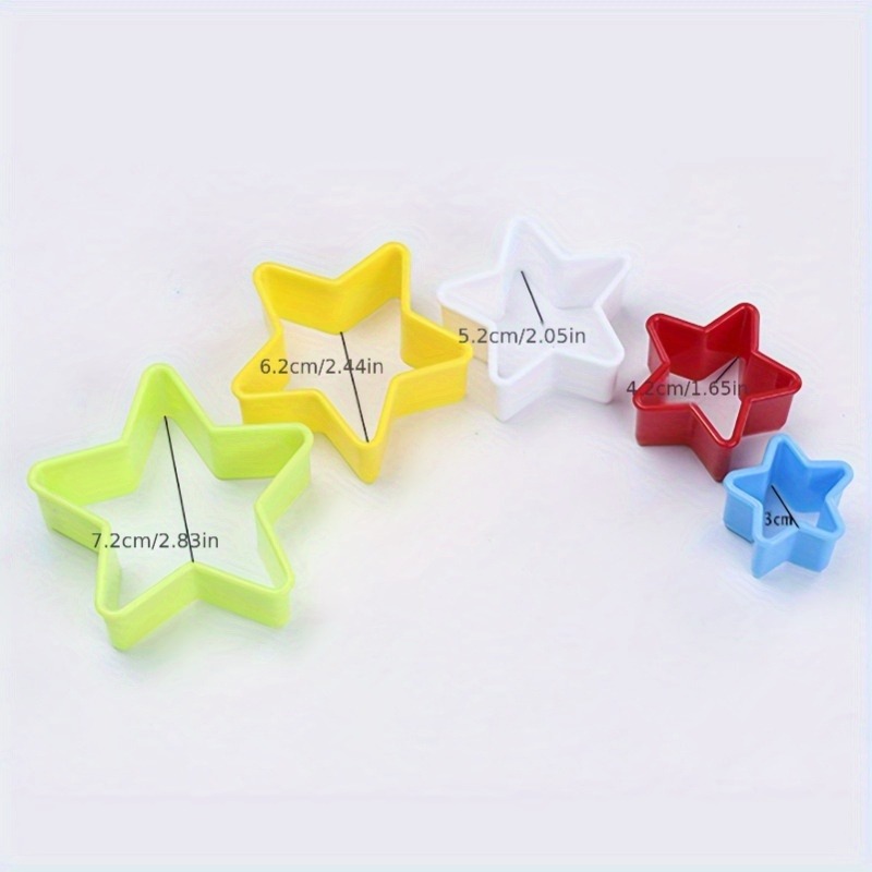 1/2/3PCS Star Shaped Cookie Cu - Commercial Kitchen Accessories 评论和价格