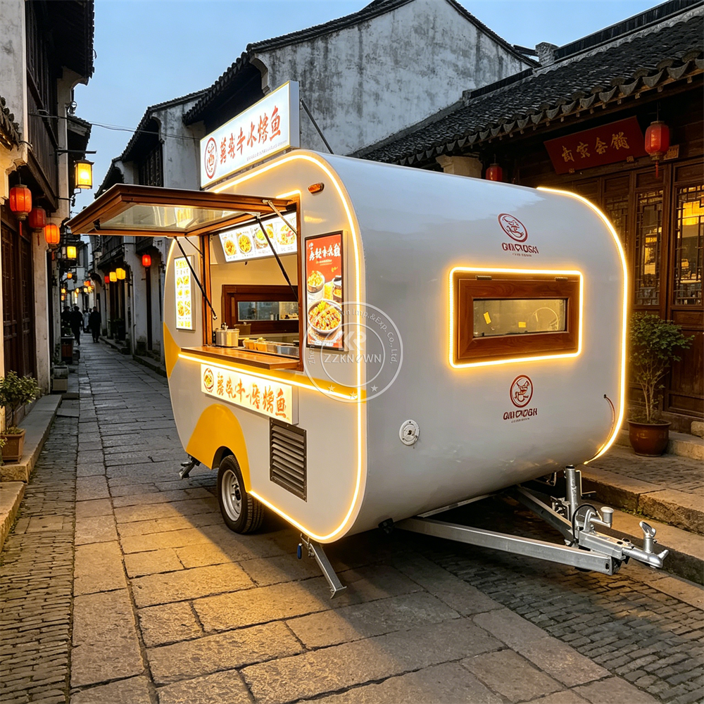 Stainless Steel Mobile Food Tr - Commercial Kitchen Trailer 评论和价格