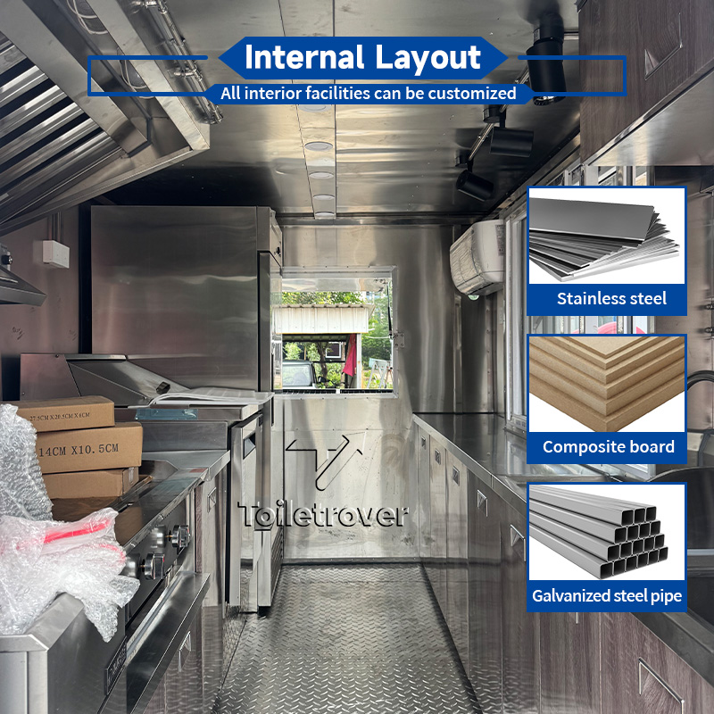 Customizable Commercial Mobile - Commercial Kitchen Trailer 评论和价格