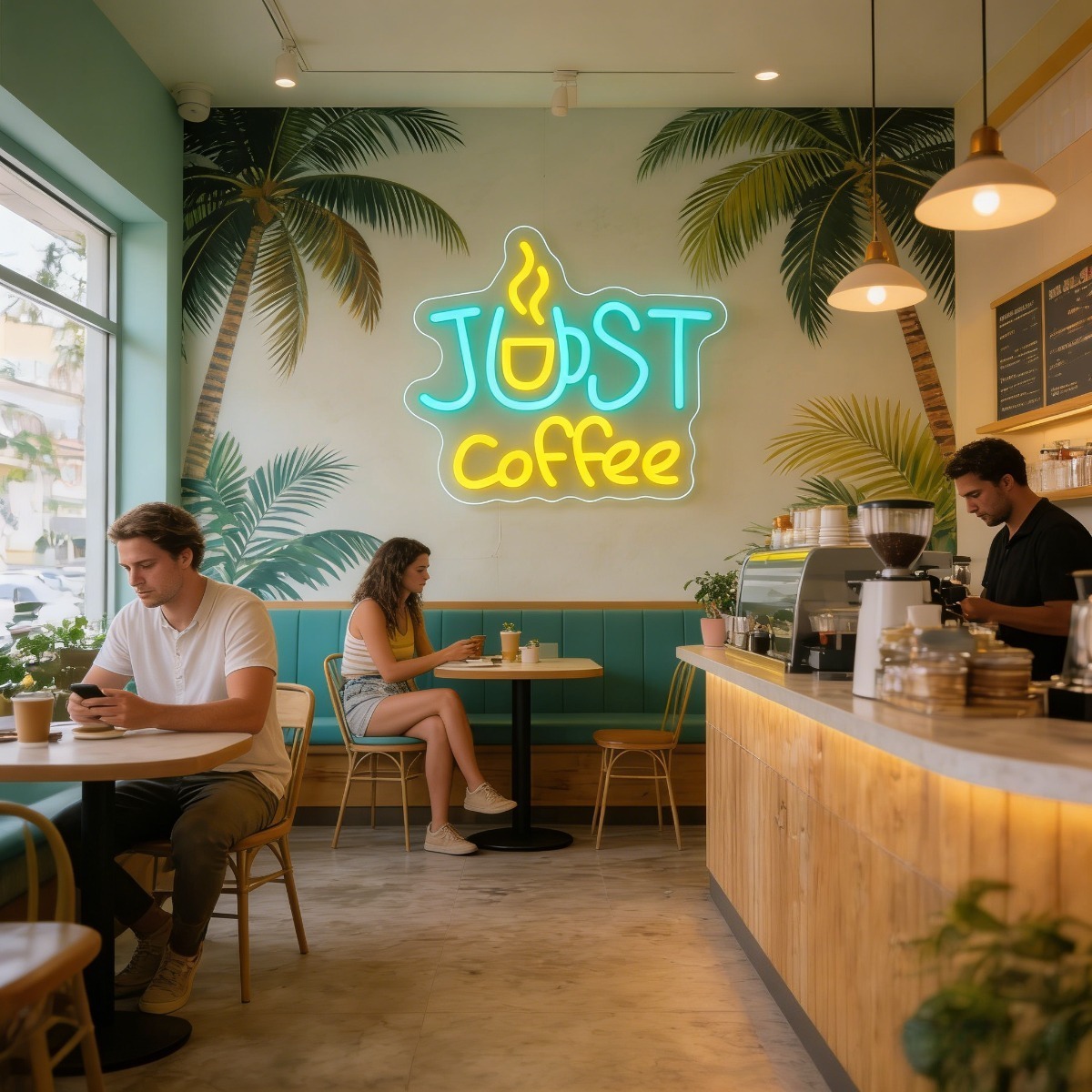 Coffee Cup LED Neon Light Sign - Commercial Kitchen Ideas 评论和价格