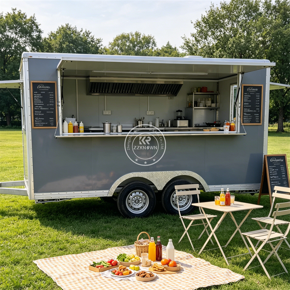 Mobile Kitchen Commercial Cate - Commercial Kitchen Trailer 评论和价格