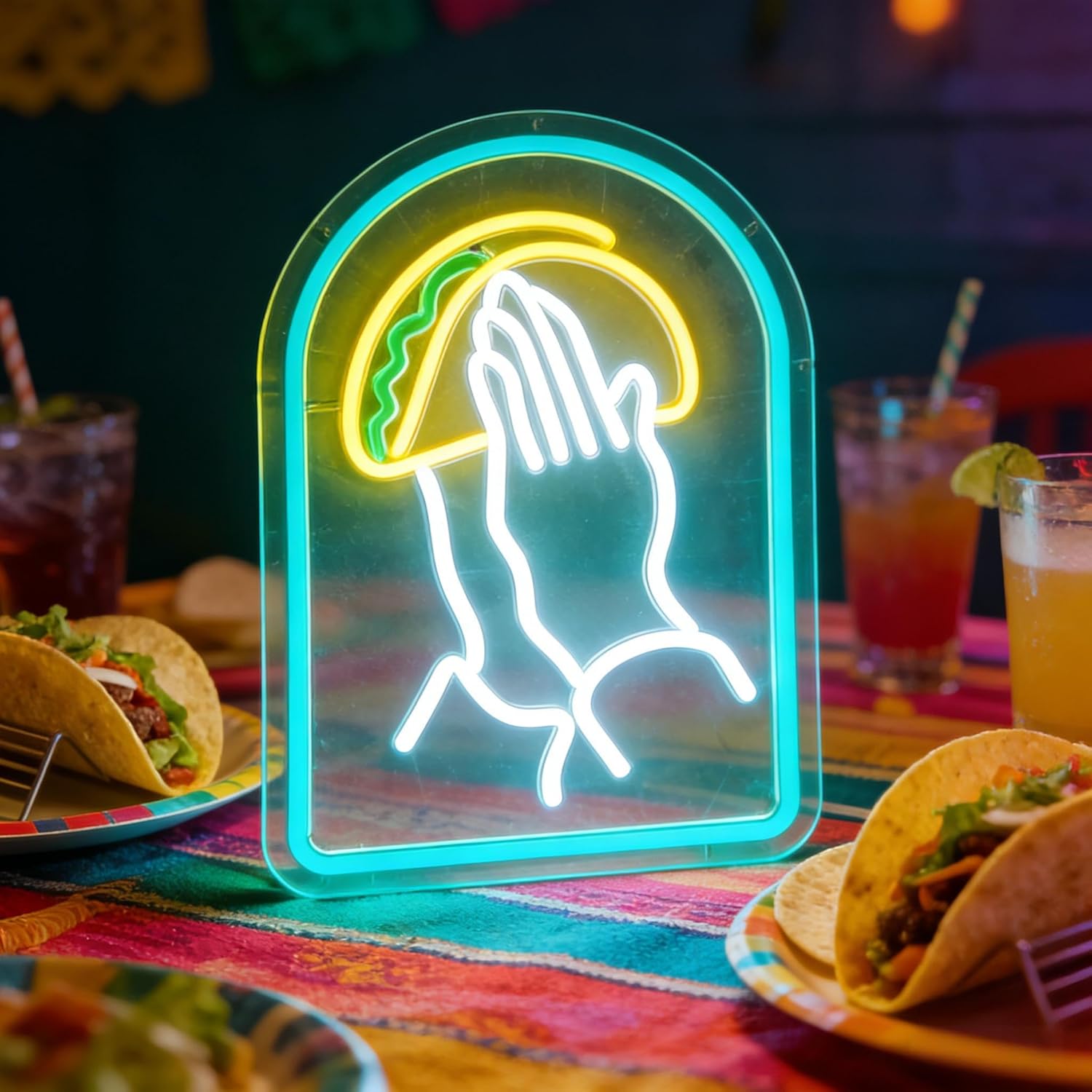 Taco LED Neon Sign LED Wall Li - Commercial Kitchen Ideas 评论和价格