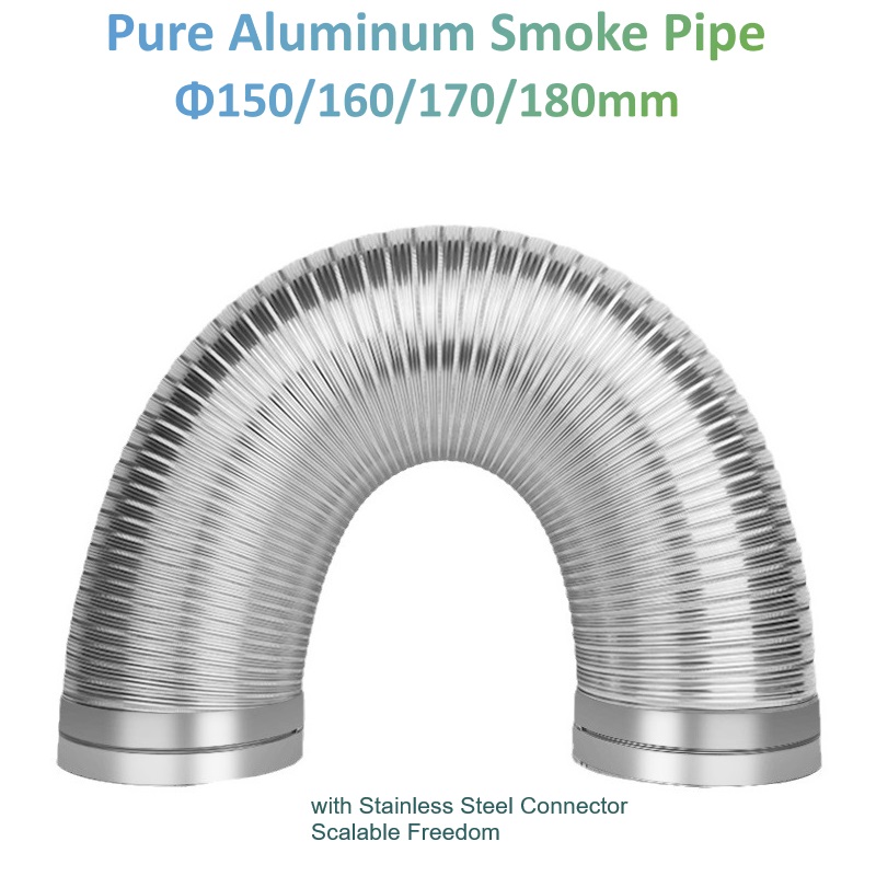 Φ90-180mm Pure Aluminum Smoke  - Commercial Kitchen Ventilation 评论和价格