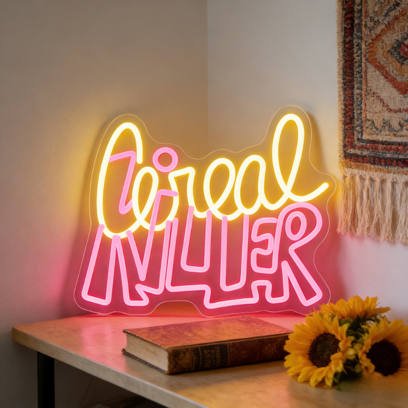 Cereal Killer Yellow Pink LED  - Commercial Kitchen Ideas 评论和价格