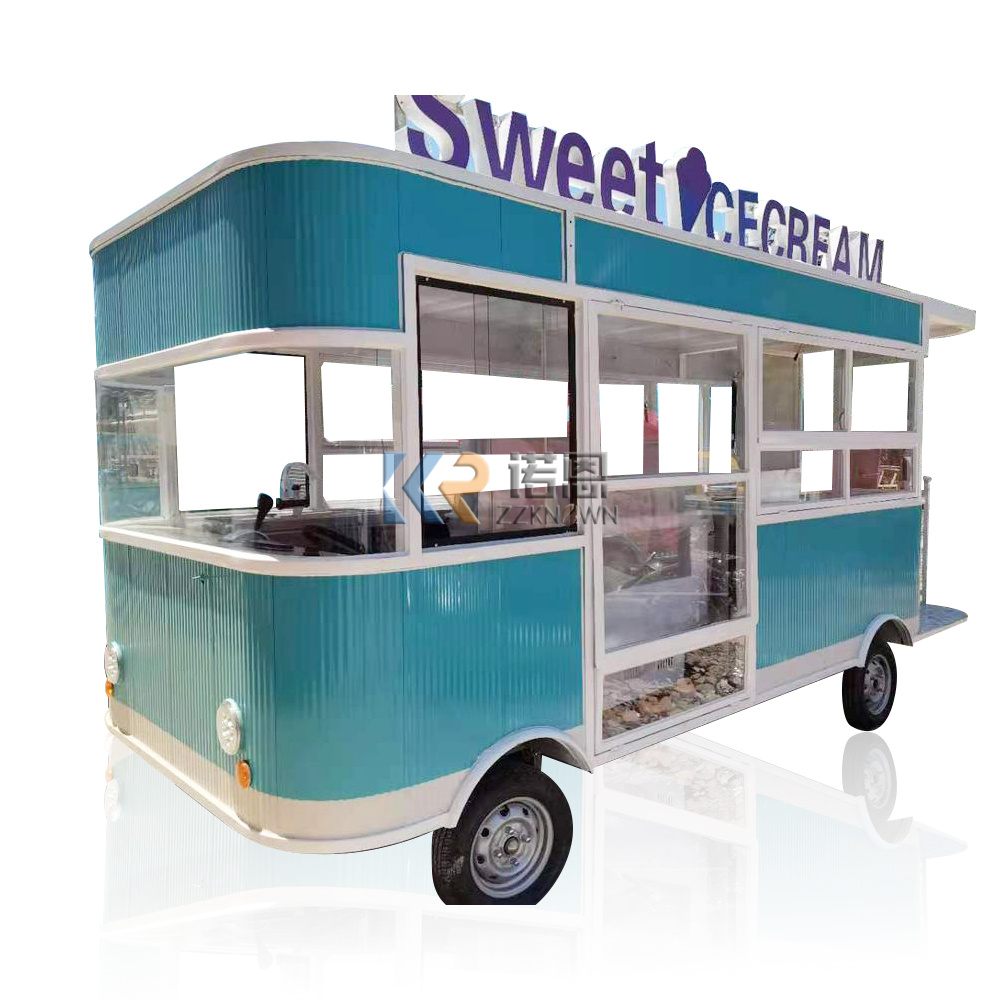 In Stock 5M Mobile Food Truck  - Commercial Kitchen Trailer 评论和价格