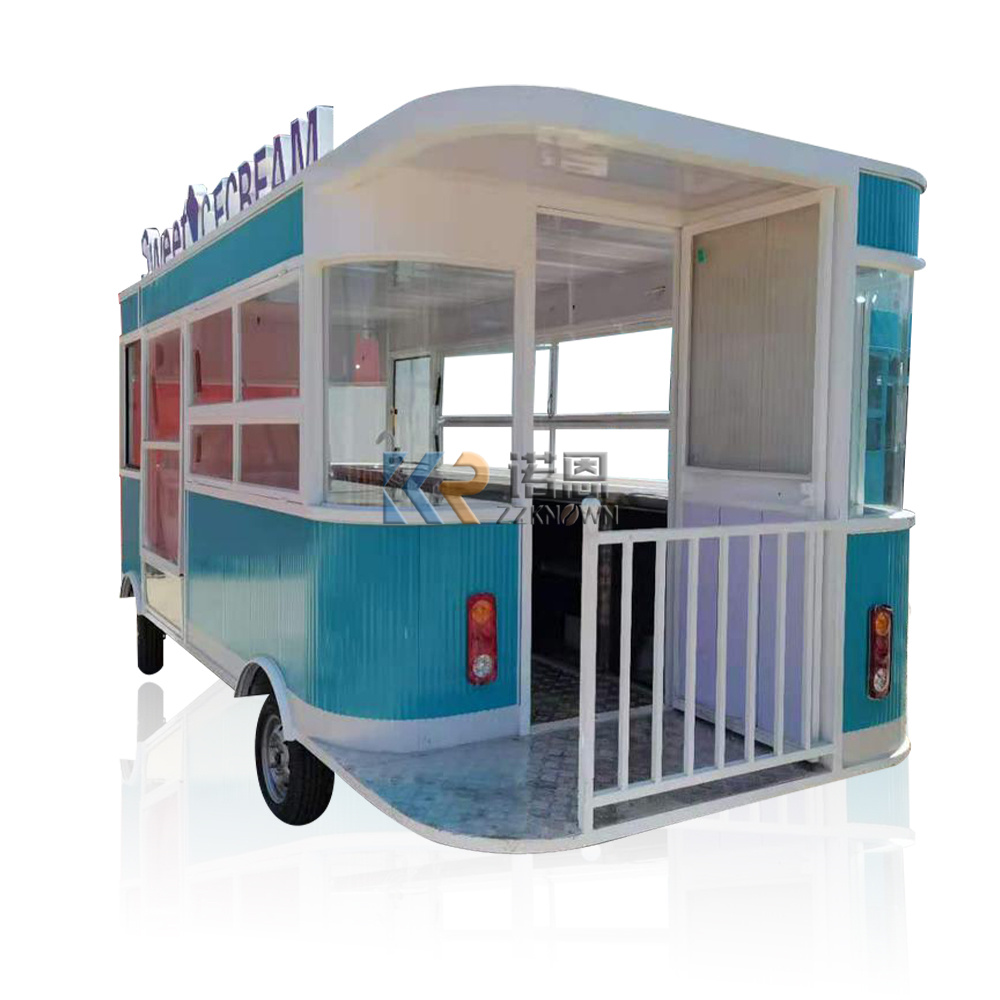 In Stock 5M Mobile Food Truck  - Commercial Kitchen Trailer 评论和价格