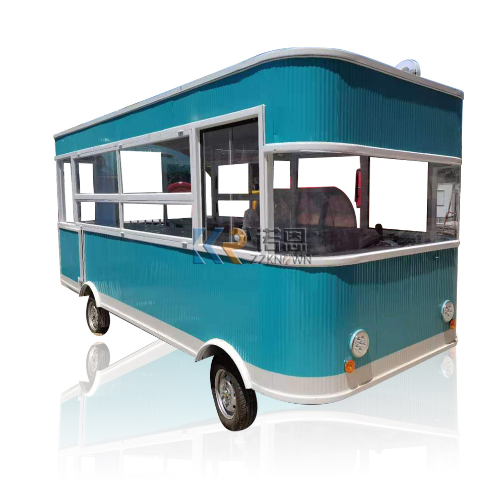 In Stock 5M Mobile Food Truck  - Commercial Kitchen Trailer 评论和价格